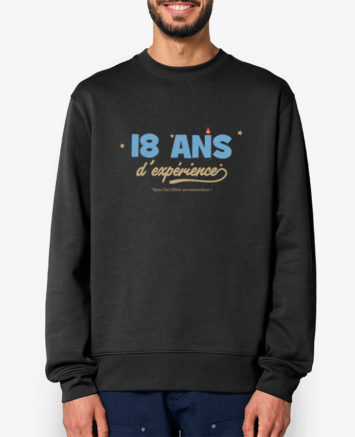 Sweat-shirt 18 ans d'expérience - Anniversaire Par tunetoo