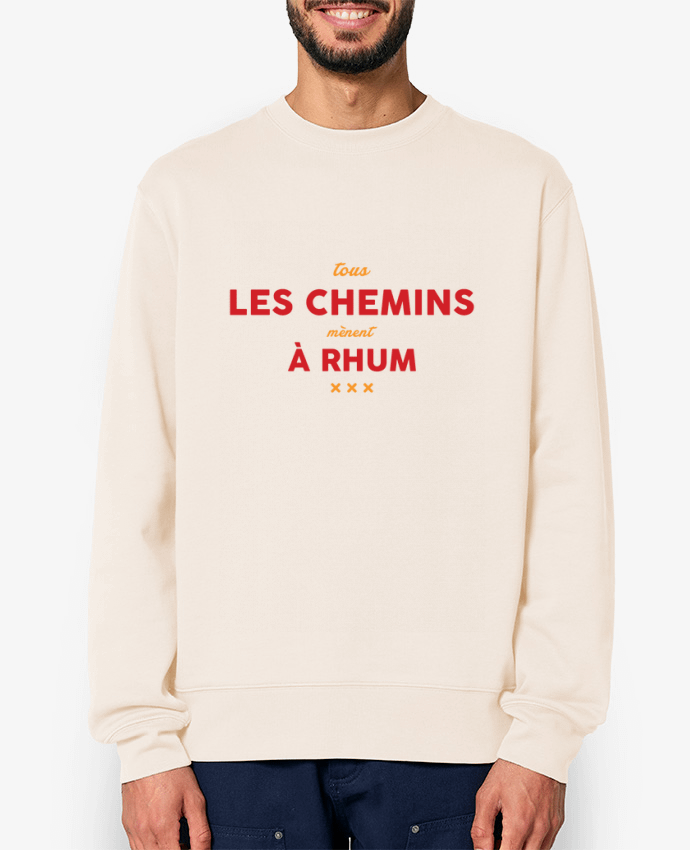 Sweat-shirt Tous les chemins mènent à rhum - Apéro Par tunetoo