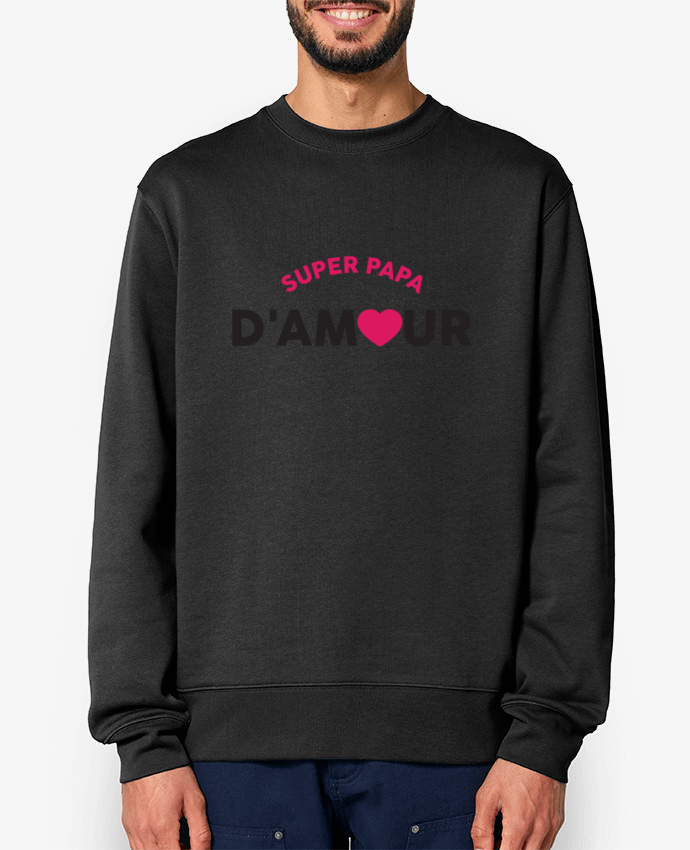 Sweat-shirt Super papa d'amour Par tunetoo