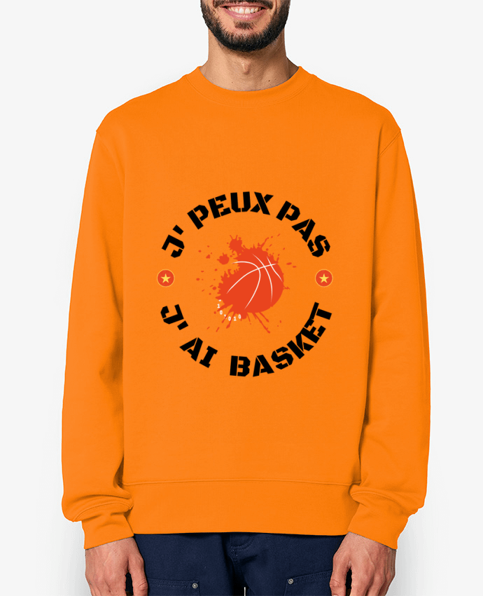 Sweat-shirt je peux pas j' ai basket Par Fridaé