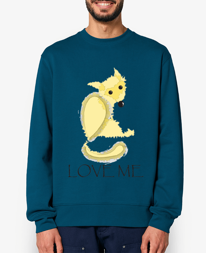 Sweat-shirt Renard love me Par illustraman