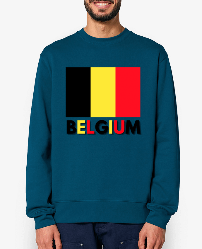 Sweat-shirt Drapeau Belgium Par Anastasia
