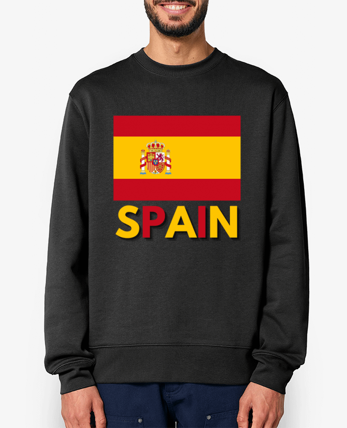 Sweat-shirt Drapeau Espagne Par Anastasia