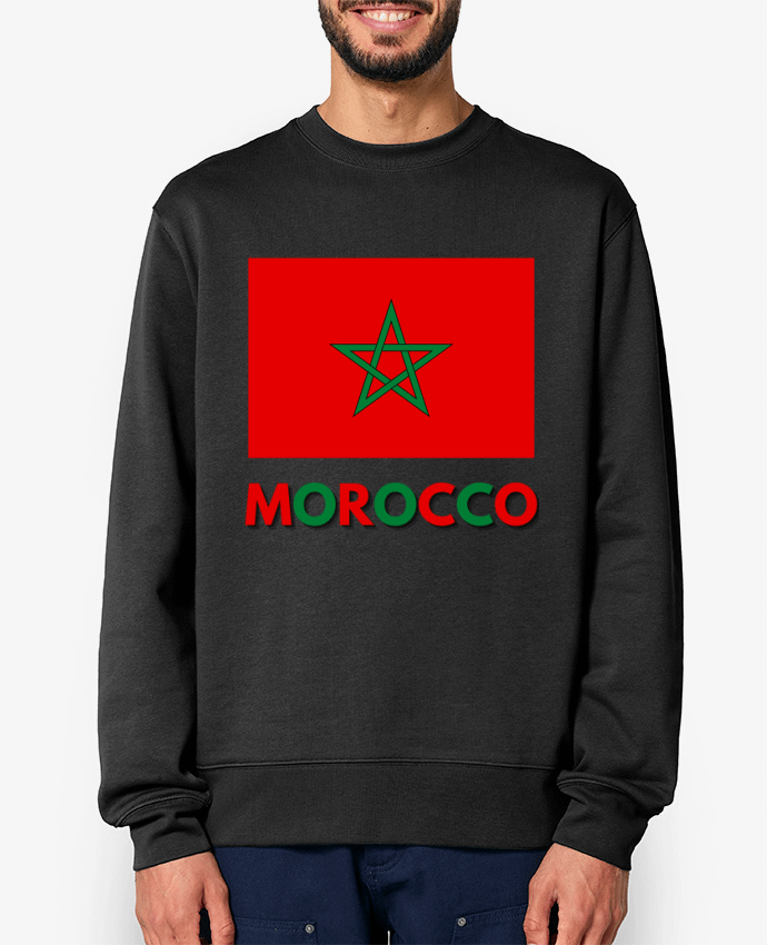 Sweat-shirt Drapeau Maroc Par Anastasia