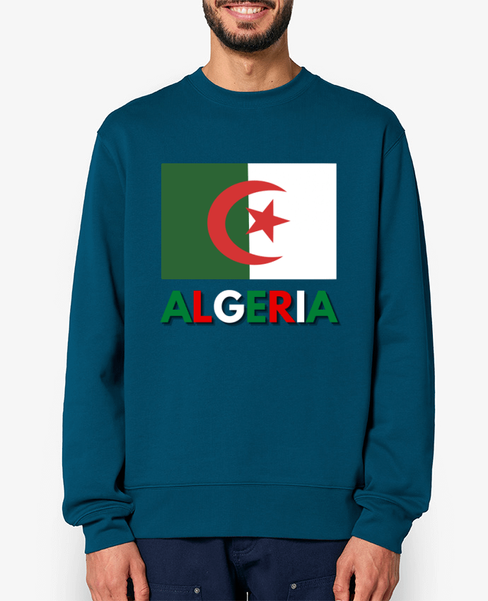 Sweat-shirt Drapeau Algerie Par Anastasia