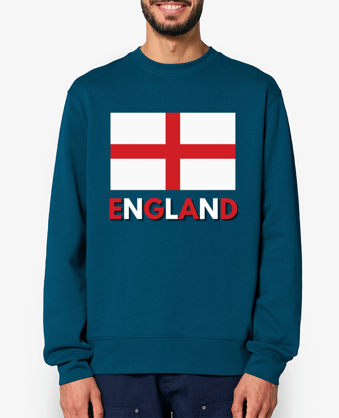 Sweat-shirt Drapeau Angleterre Par Anastasia
