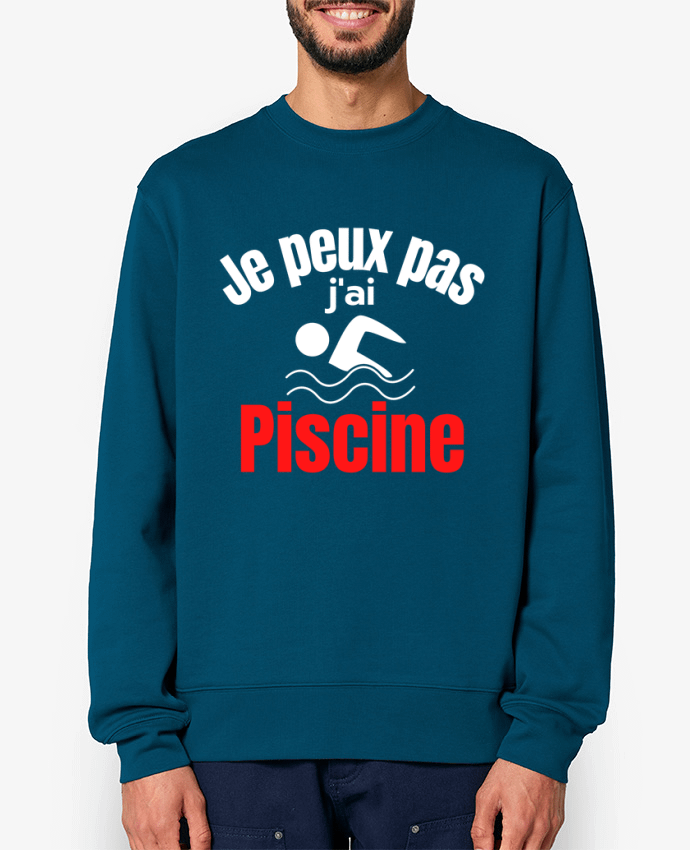 Sweat-shirt Je peux pas,j'ai piscine Par Anastasia