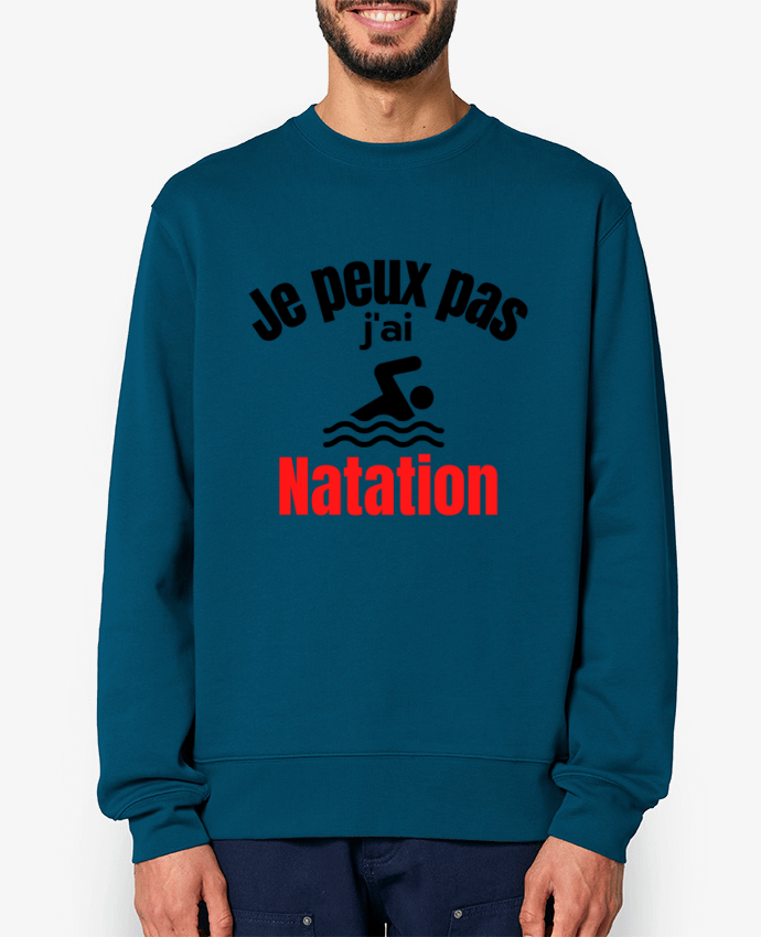 Sweat-shirt Je peux pas,j'ai natation Par Anastasia