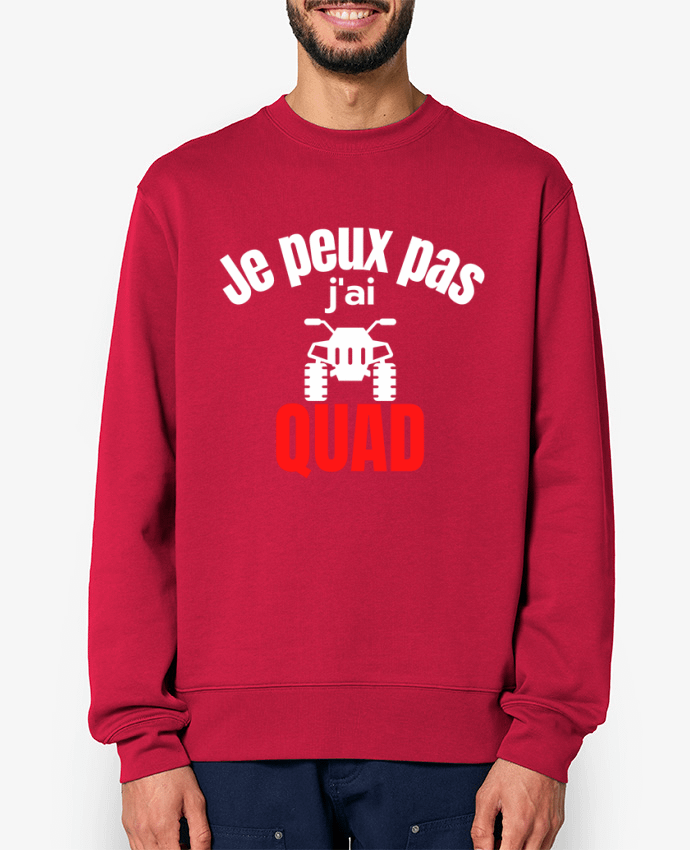 Sweat-shirt Je peux pas,j'ai quad Par Anastasia