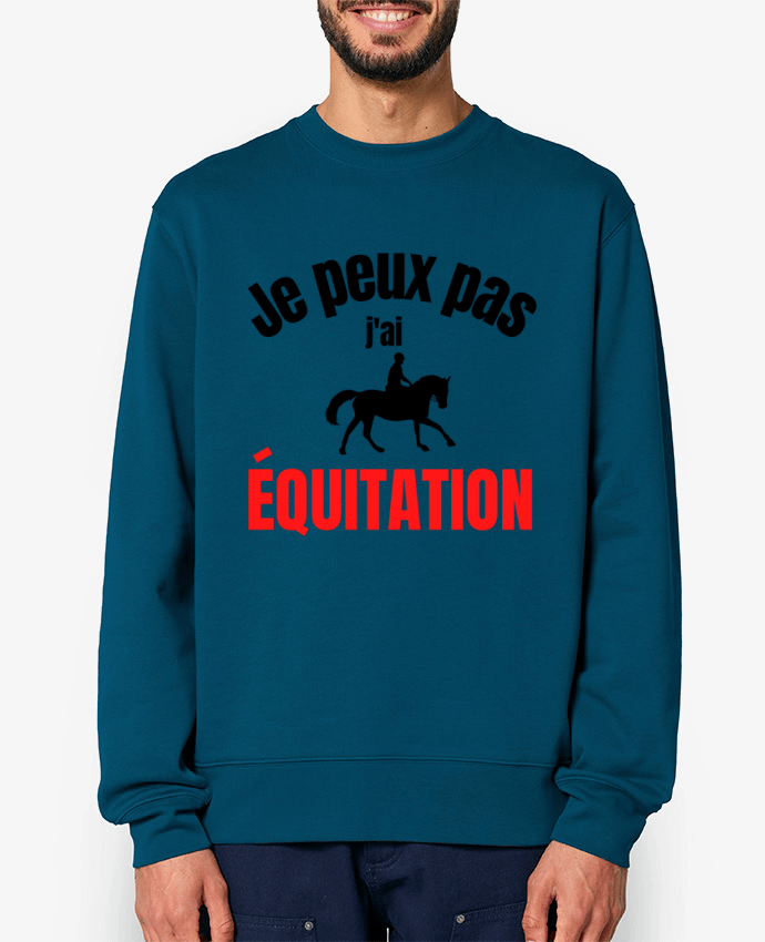 Sweat-shirt Je peux pas,j'ai équitation Par Anastasia