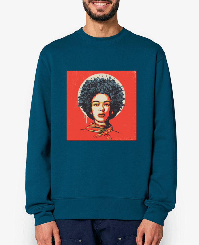 Sweat-shirt Flower Power Par Balàzs Solti