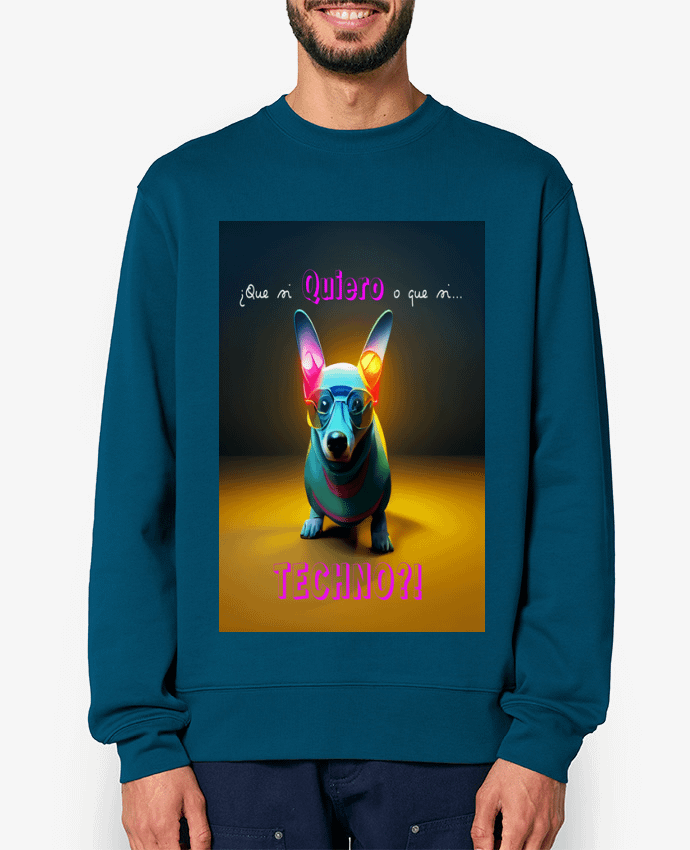 Sweat-shirt Quiero Techno! Par a-Creations
