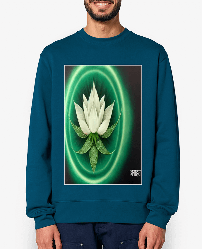 Sweat-shirt Chakra Manipura Flor de Loto Par a-Creations