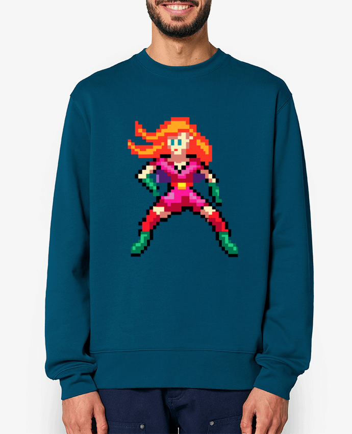 Sweat-shirt Super héroïne - Red Par justsayin