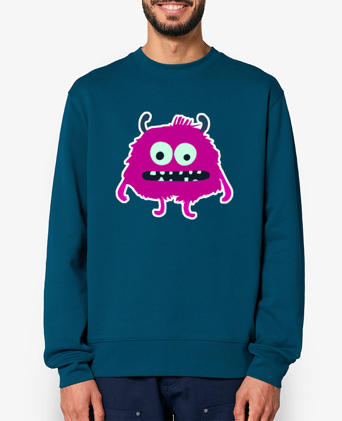 Sweat-shirt Monstre rose Par justsayin