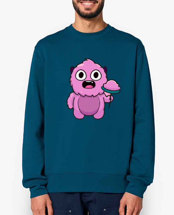 Sweat-shirt Mignon monstre rose Par justsayin