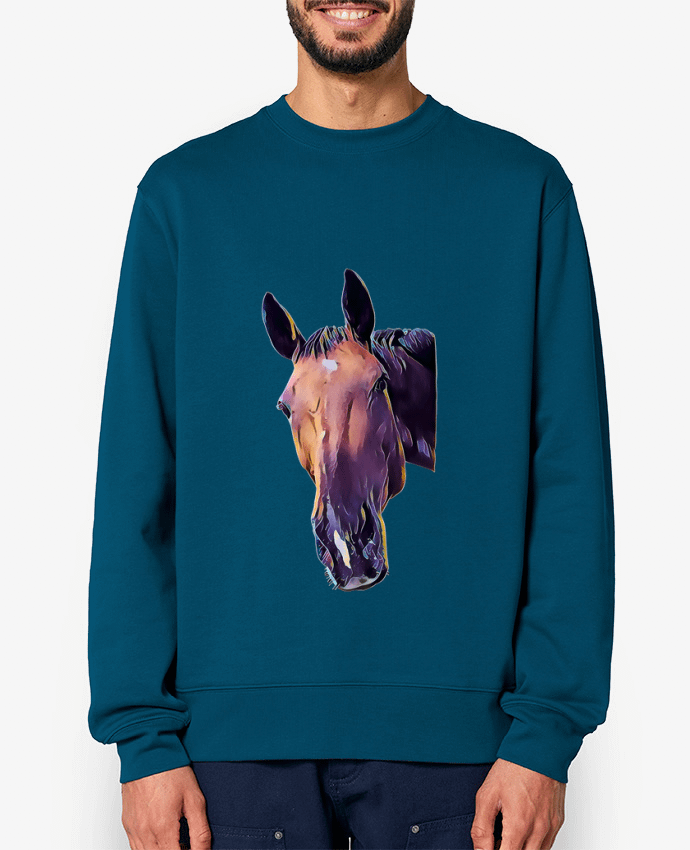 Sweat-shirt tete jument Par Cafeine