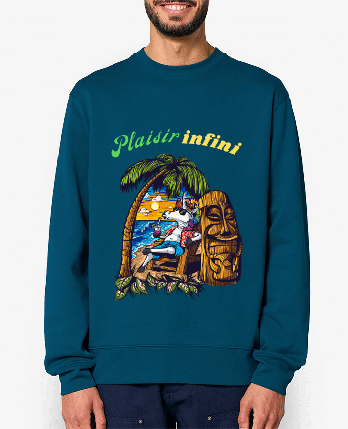 Sweat-shirt LA LICORNE EN VACANCES - PLAISIR INFINI Par PLAISIR INFINI