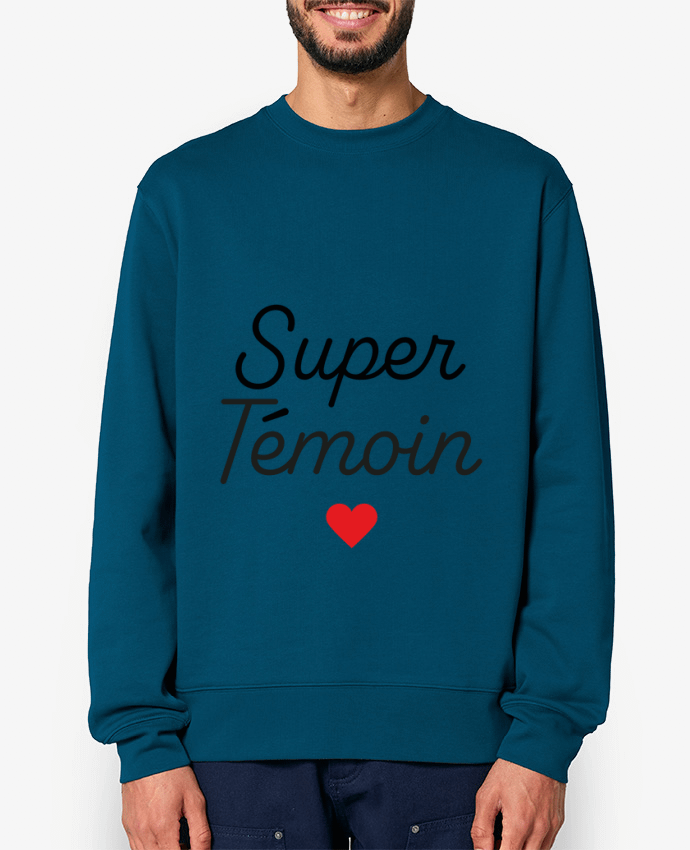 Sweat-shirt Super Témoin Par Mademoiselle Polly
