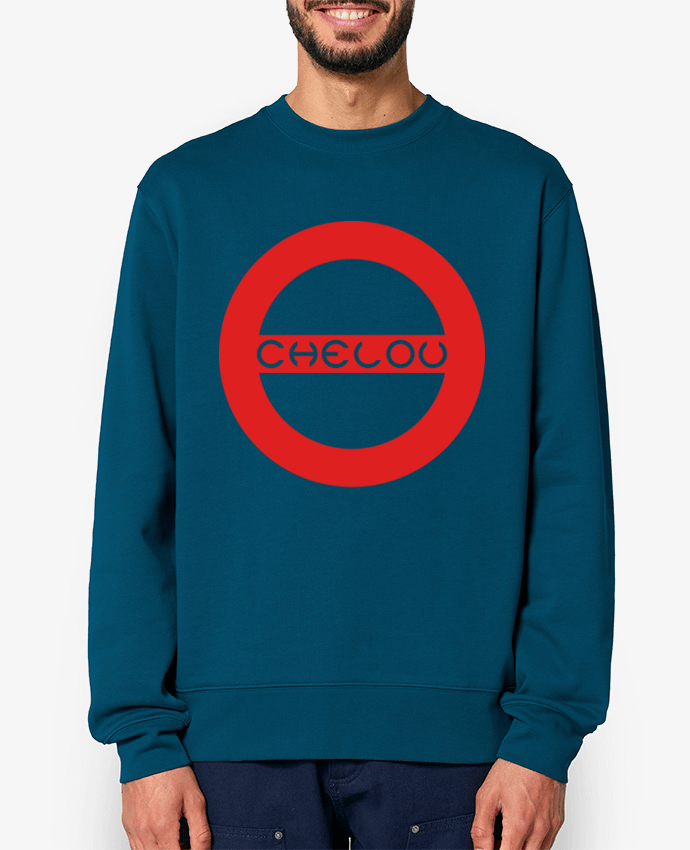Sweat-shirt Chelou - Emblème Rouge Par Chelou