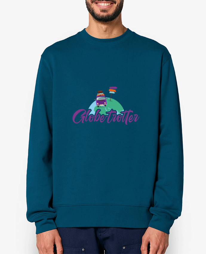 Sweat-shirt Globe-Trotter 2 Par Sheepandco