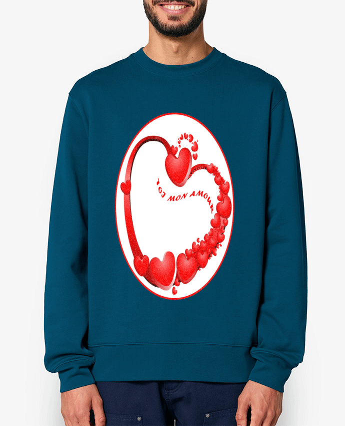 Sweat-shirt Toi mon amour Par Eliaf