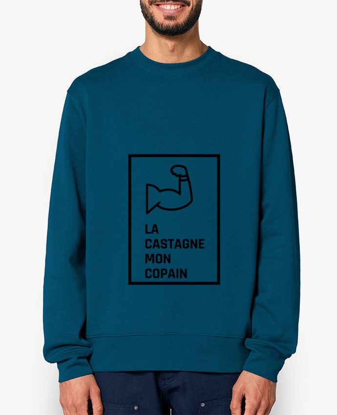 Sweat-shirt la castagne mon copain Par modeldesign#033