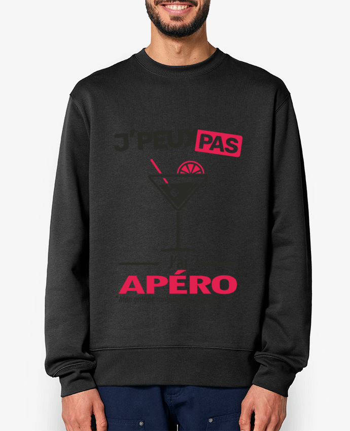 Sweat-shirt J'peux pas j'ai apéro ! Par LilouZen