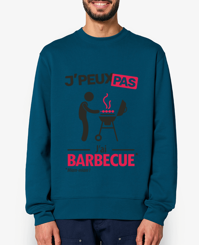 Sweat-shirt J'peux pas j'ai barbecue ! Par LilouZen