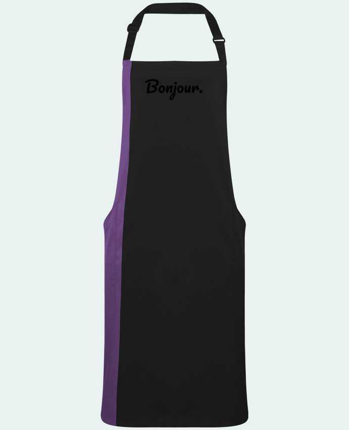 Two-tone long Apron Bonjour. by  tunetoo