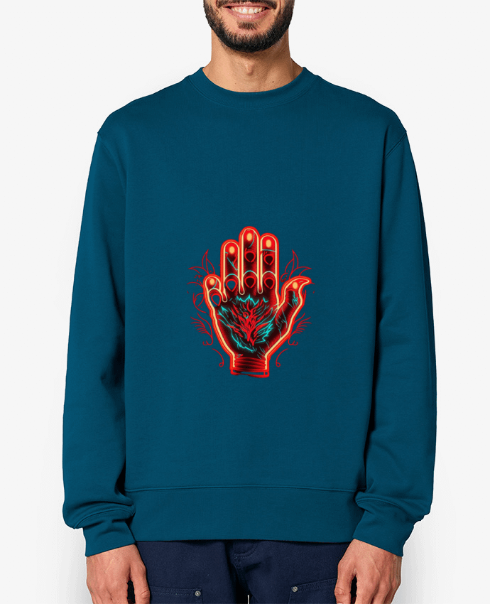 Sweat-shirt ma main c est ma vie ,je peux rien toucher et pas gouter. Par Nasa shop