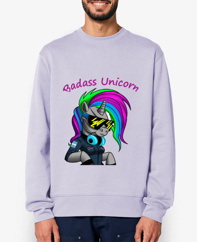 Sweat-shirt Licorne Cyberpunk Badass Par Le monde des licornes