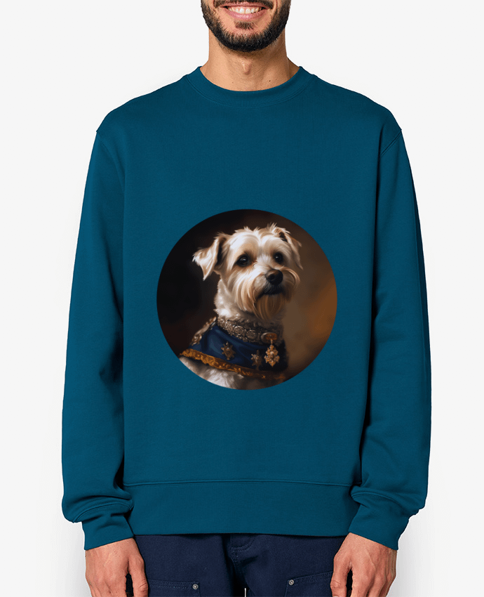 Sweat-shirt chien médaillé Par EliseDesign