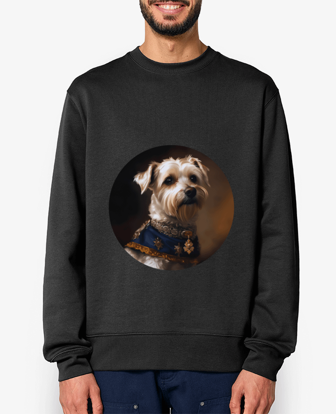 Sweat-shirt chien médaillé Par EliseDesign