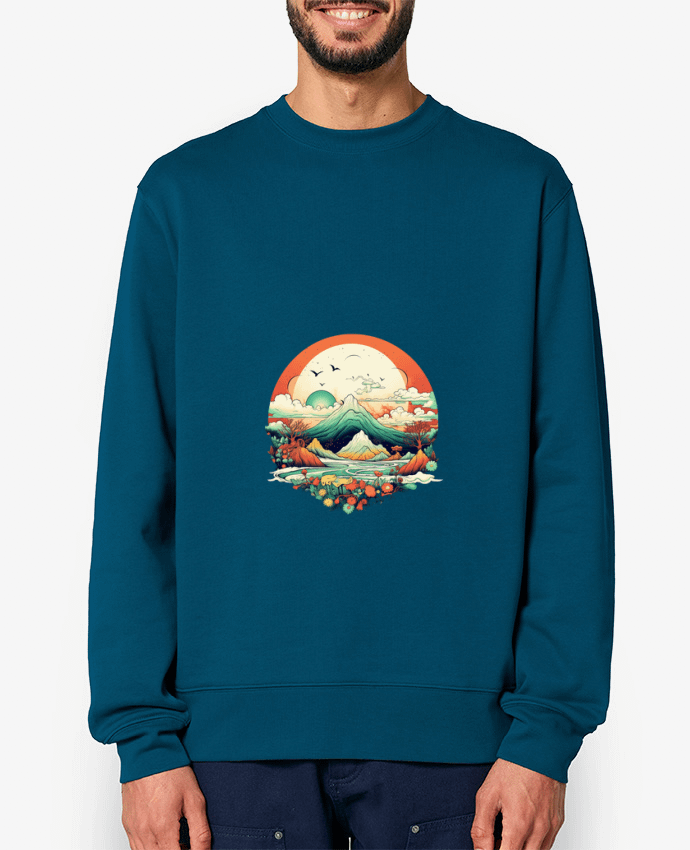 Sweat-shirt Exotic Summer Vibes Par TheWolfofArt