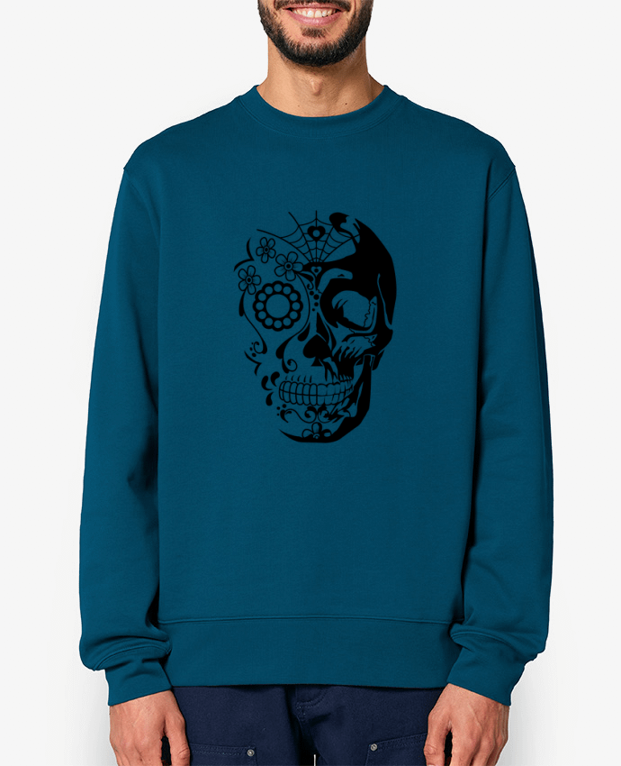 Sweat-shirt Tête de mort jour des morts Par Lamouchenoire