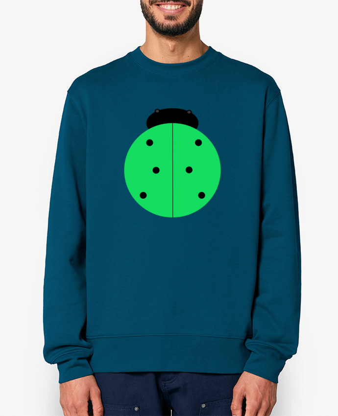 Sweat-shirt Coccinelle verte Par Les Caprices de Filles