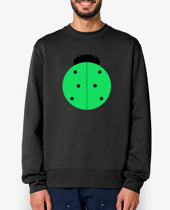 Sweat-shirt Coccinelle verte Par Les Caprices de Filles