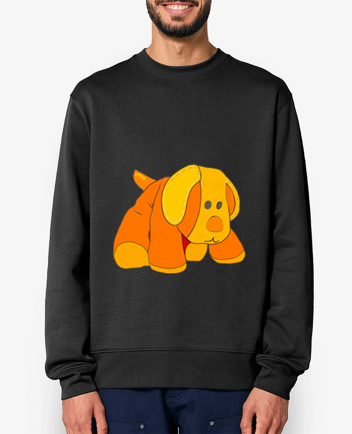 Sweat-shirt Petit chien doudou en peluche Par Bief Designs.