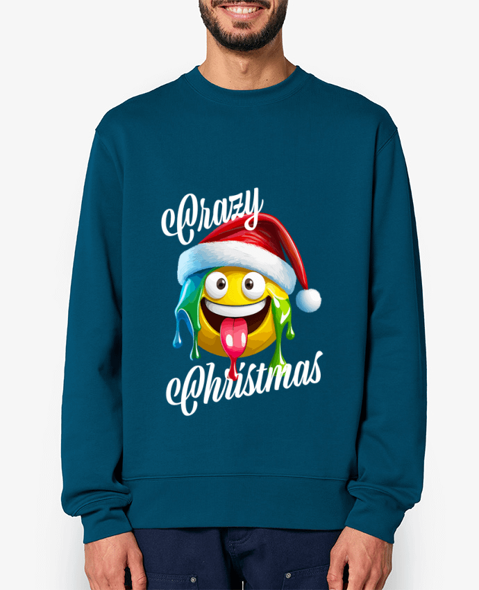 Sweat-shirt Emoji Fondant. Crazy Christmas Par Featheart