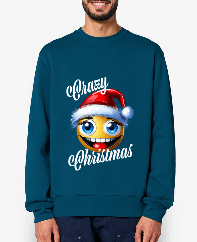 Sweat-shirt Emoji Fun Femme Noël Par Featheart