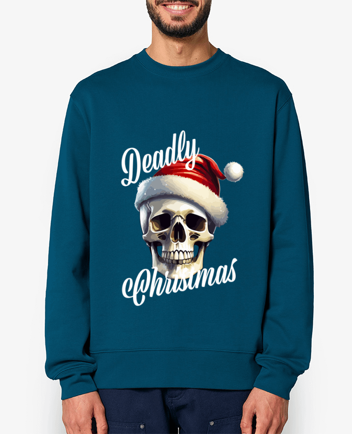 Sweat-shirt Skull Noël. Deadly Christmas Par Featheart