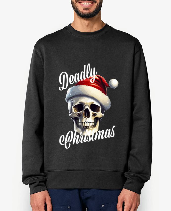 Sweat-shirt Skull Noël. Deadly Christmas Par Featheart