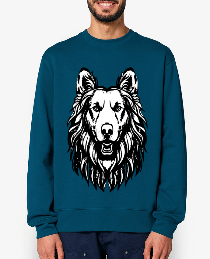 Sweat-shirt King's Crown Canines Black and white Par VSGA