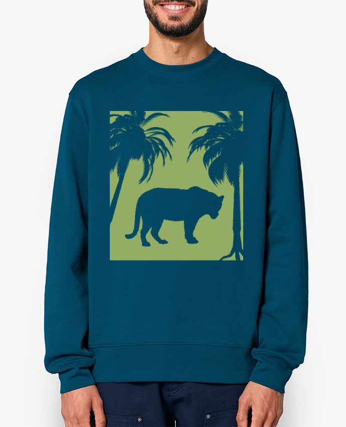 Sweat-shirt Jungle verte Par Les Caprices de Filles