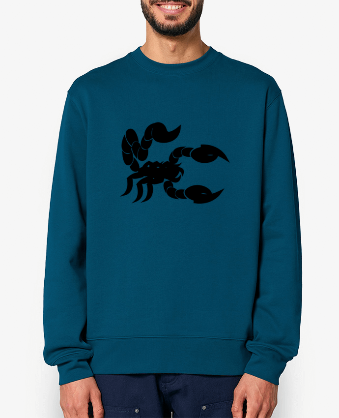 Sweat-shirt Scorpion Noir Par Nacey