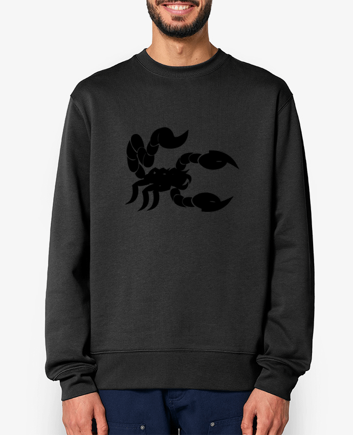 Sweat-shirt Scorpion Noir Par Nacey