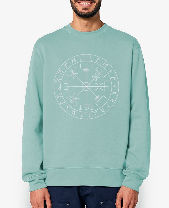 Sweat-shirt Vegvisir symbole viking Par KronoArt