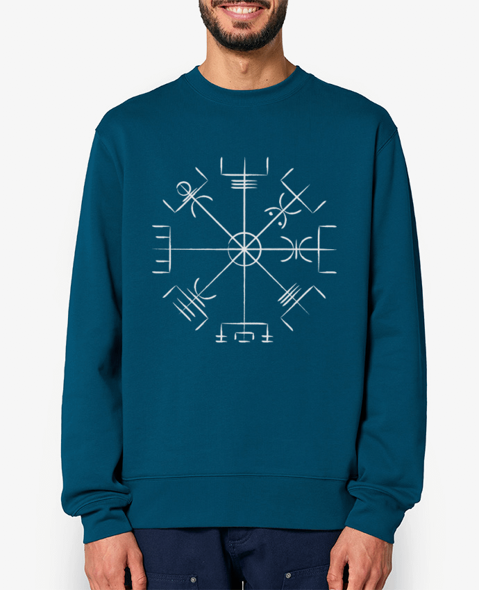 Sweat-shirt Vegvisir symbole viking Par KronoArt