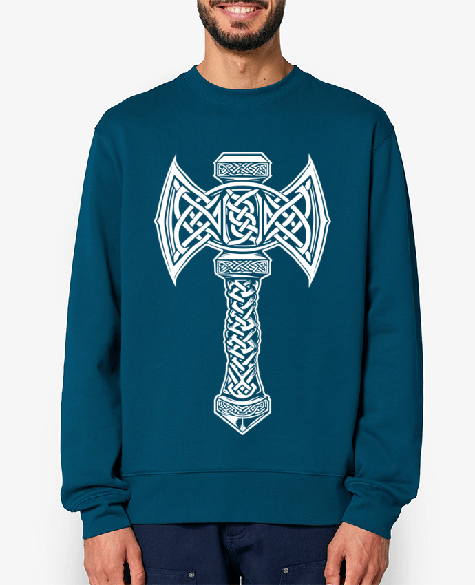 Sweat-shirt Mjöllnir symbole viking Par KronoArt